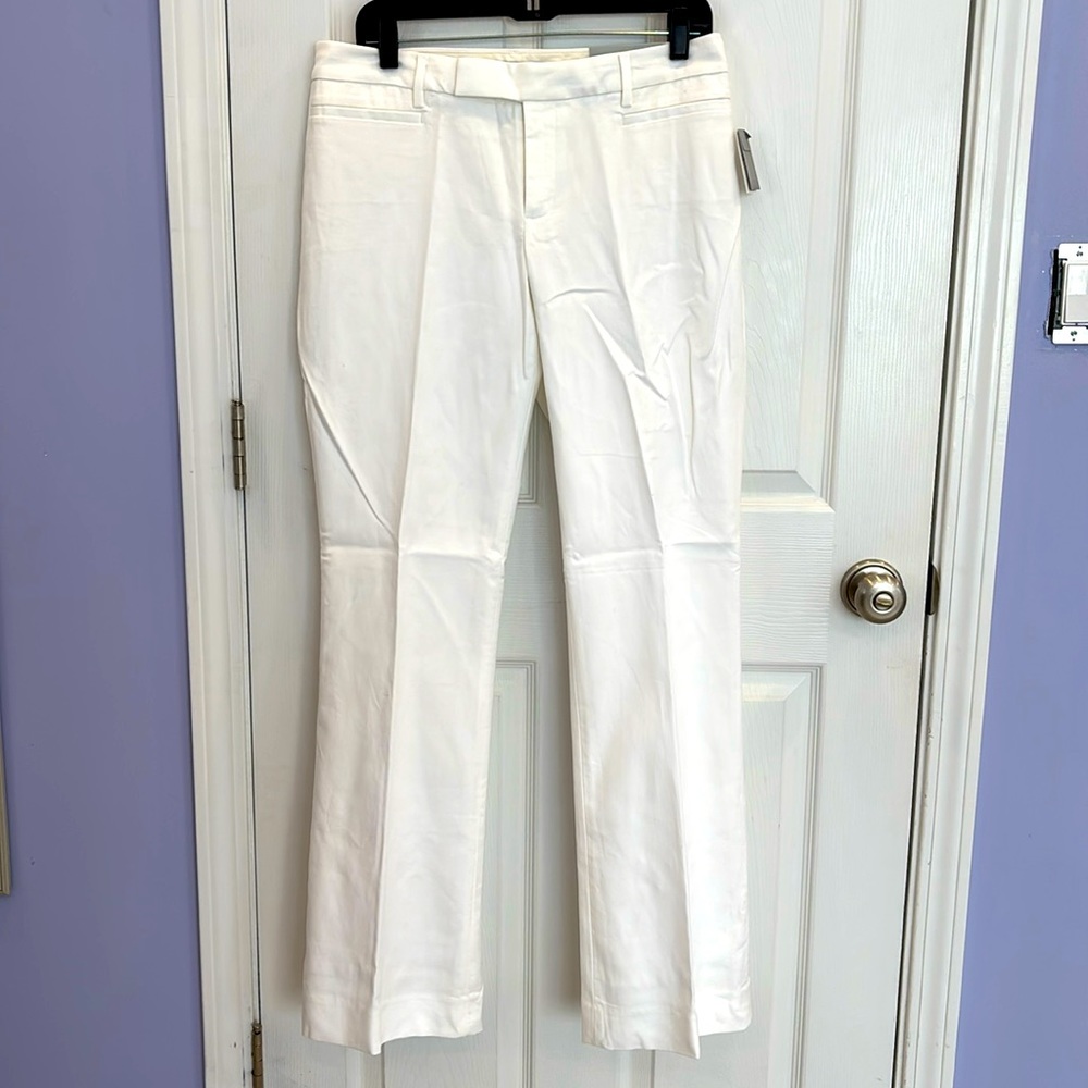 GAP White Women's Modern Boot Cut Pants size 8 NWT